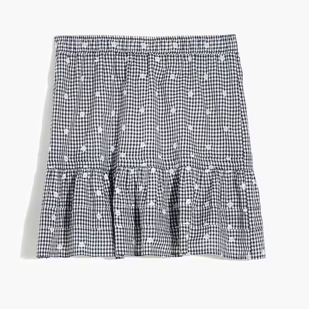 Madewell Embroidered Mini Skirt
